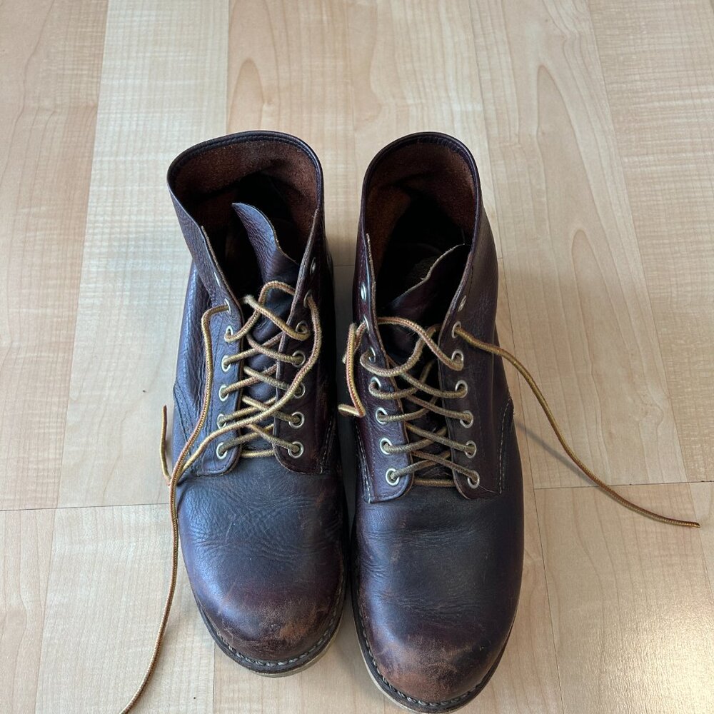 Red Wing 8196 Briar Oil Slick Leather Classic Round Toe Boots